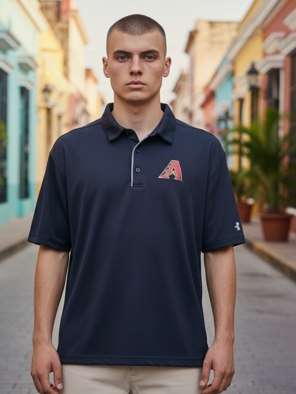 arizona diamondbacks Under Armour Men's Size 2XL Heat Gear Polo Performance